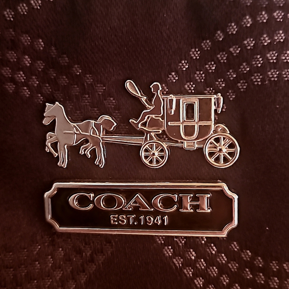 Coach Madison Black optic C Sophia Crossbody Bag Horse & Carriage - Picture 3 of 8